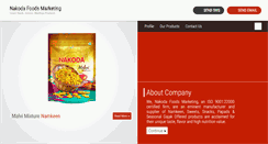 Desktop Screenshot of nakodafoods.org
